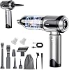 Car Vacuum Cleaner Portable Cordless, 20000PA 120W 4 in 1 High Power Handheld Cordless Vacuum Cleaner & Air Duster, Air Blower, Multi Nozzle, Brushless Motor 3 Speed Modes for Car, Home, Pet, Office