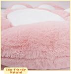 ELFJOY Comfy Chair Cushion Plush Cat Paw Cushion Kawaii Home Decor Cat Pillow for Office and Computer Gaming Chair (70 * 60cm, Pink)