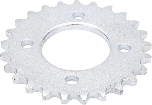 Buachois 4 agujeros 25 dientes 420 piñón trasero diámetro interior 1.890 in rueda de cadena trasera de acero piñón para bicicleta eléctrica kart