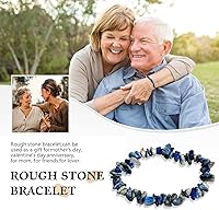 Vista 15 de Natural Gemstone Bracelets, Natural Crystal Chip Bead Bracelet, Natural Gemstone Chakra Crystal Healing Stretch Bracelets, Jewelry Accessories