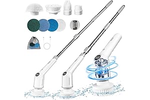 Electric Motorized Cleaning Brush for Tubs and Showers