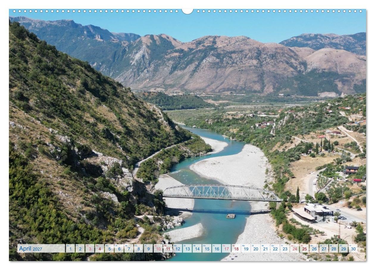 CALVENDO · WILDER SCHÖNER BALKAN (Kalender 2027) | DIN A2 Querformat · Wandkalender · Außergewöhnliche Drohnenfotos vom Balkan vom Fotografen Steffen Schellhorn