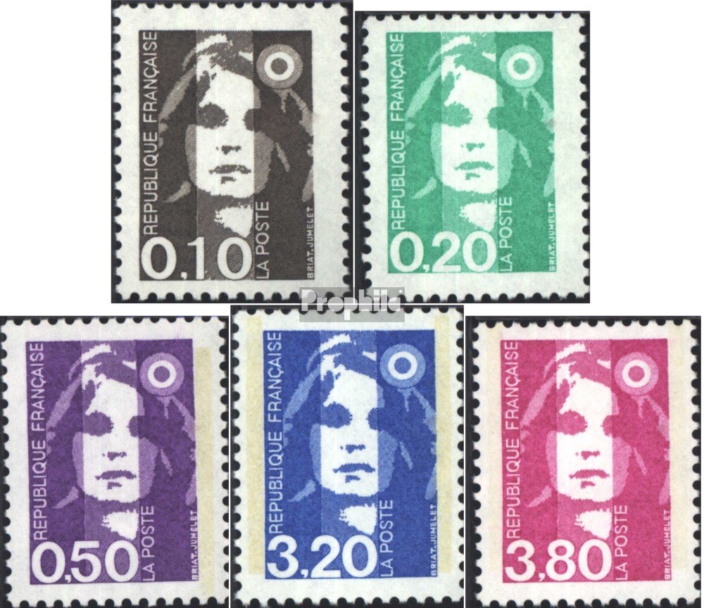 Francobolli Francia Prophila Collection 2783-2788 - Edizione Completa 1990 Chanson Singer - MNH **