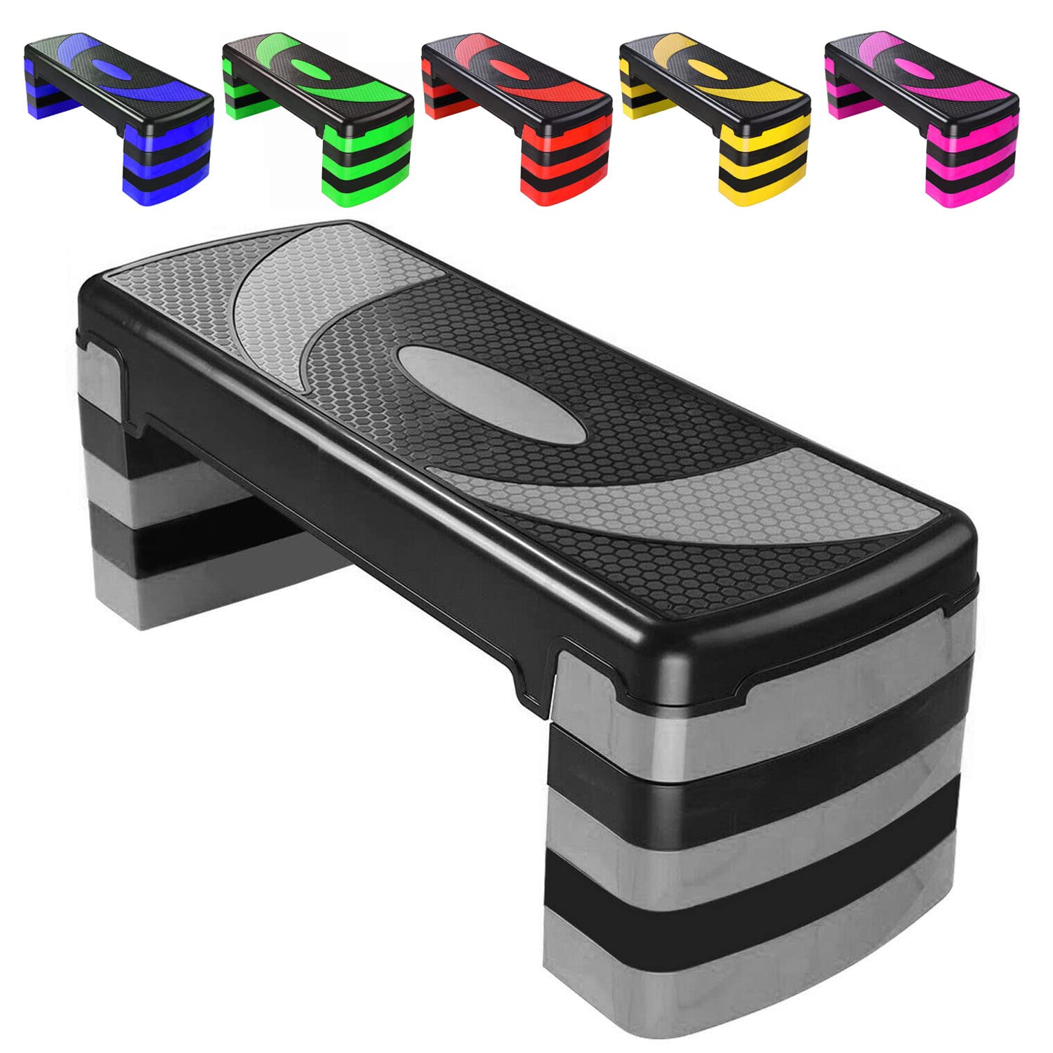 16x16 Adjustable Aerobic Step Platform Fitness Home Exercise Circuit ...