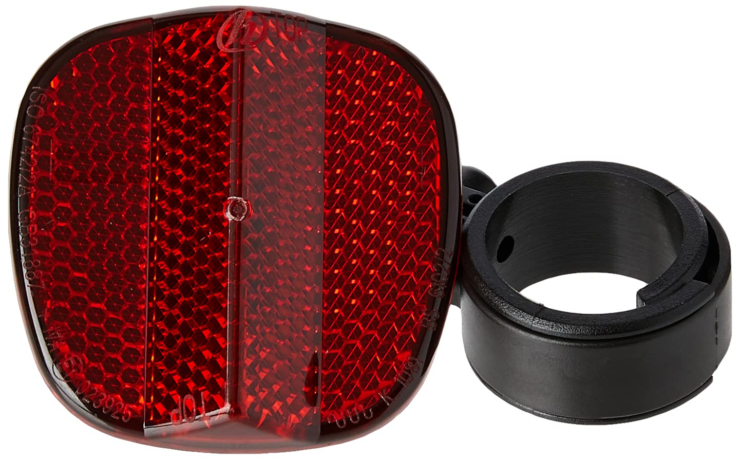 Rear Reflector/Seatpost - Black/Red