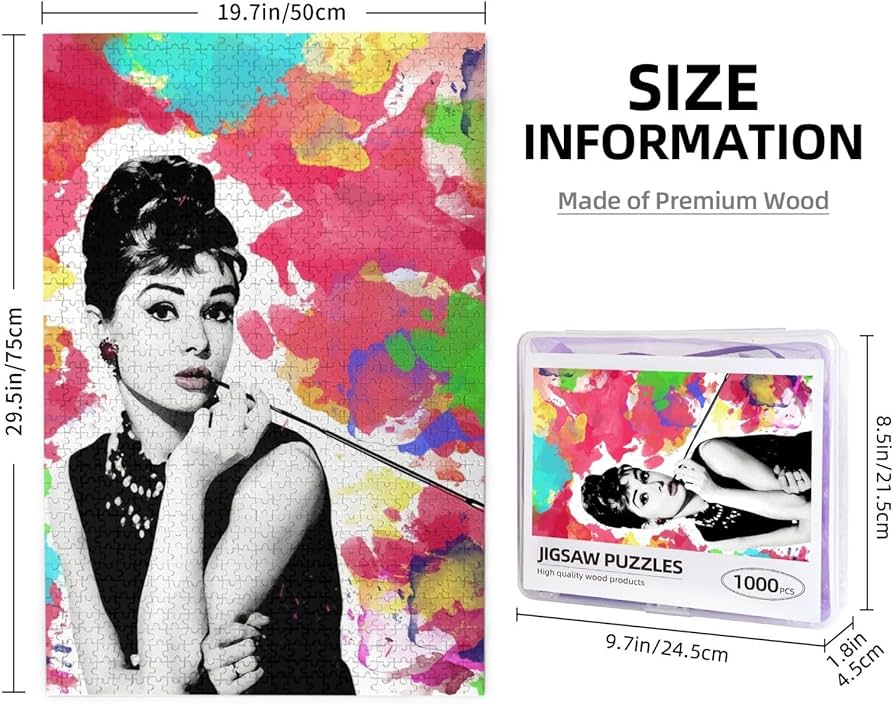 Amazon.co.jp: ジグソーパズル 1000ピース オードリー