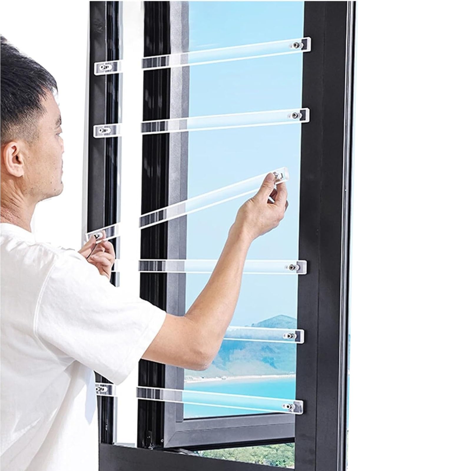 Tiras de protección para ventanas sin perforar ideales para proteger tu hogar de forma limpia