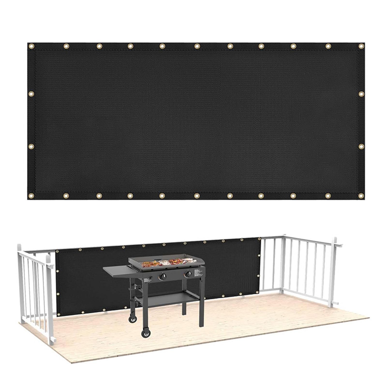 Protectores de pared para estufas de leña, cubierta de nevera, cubierta de valla ignífuga, color negro