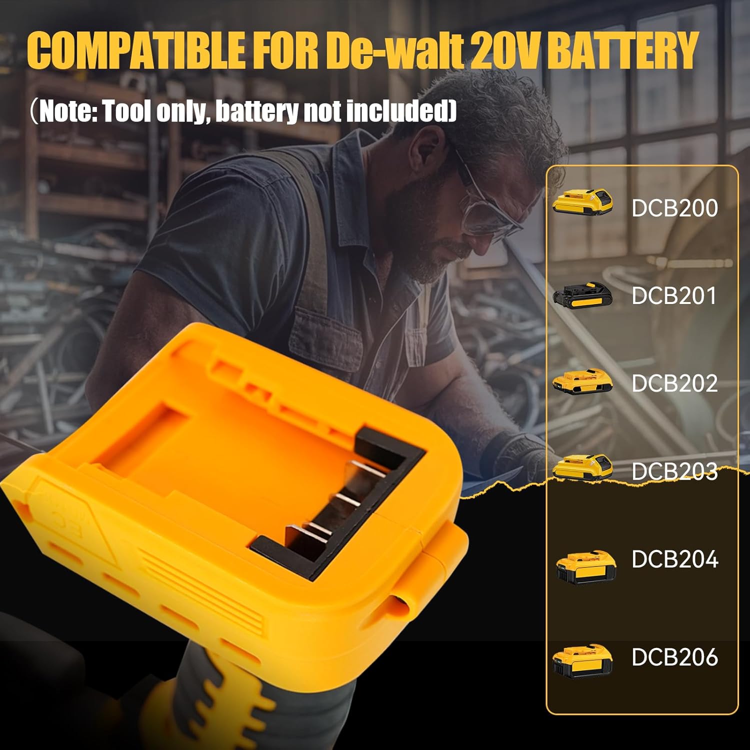 Brushless Cordless Metal Shears with LED & LCD Display, 2500 RPM Compatible with Dewalt 20V Max Battery,Cuts 18GA Metal,Perfect for Stainless Sheet, Iron, Carpet, Leather, Cardboard (Tool Only)