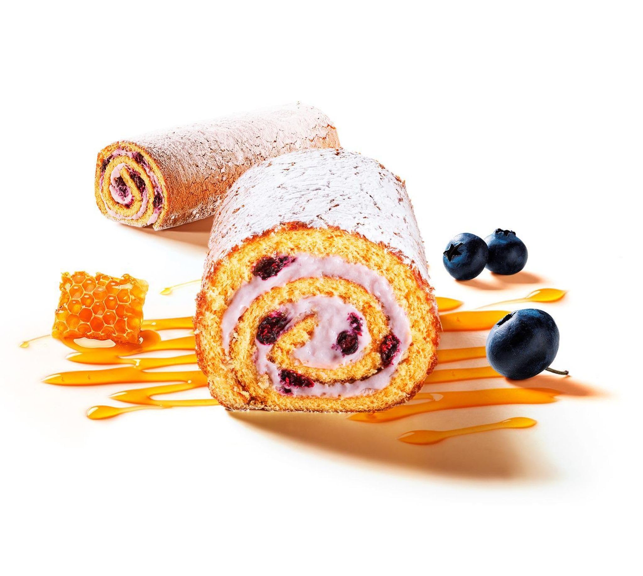MARLENKA® Gran Mix de Miel – Tarta de Miel con Nueces (800 g), 2 x Bolitas de Miel (2 x 235 g), Rollo de Miel con Arándanos (300 g) y Pastelito de Miel con Nueces (100 g)
