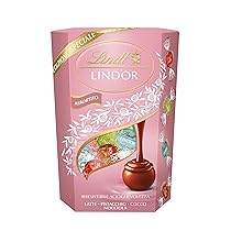 Lindt LINDOR Praline di cioccolato gusto ripieno cocco, nocciola, latte, pistacchio, 16 praline Lindor in gusti assortiti, Confezione Edizione Limitata, Formato 200g