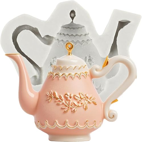 Miniatura 11 de Tetera de silicona para fondant, molde para taza de té, molde de magdalena para fiesta de té, decoración de pasteles, decoración de cupcakes,