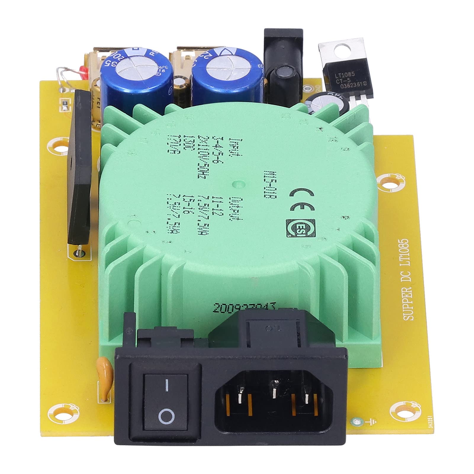 Module régulateur 15 VA, alimentation double sortie, carte stabilisatrice de tension CC intégrée