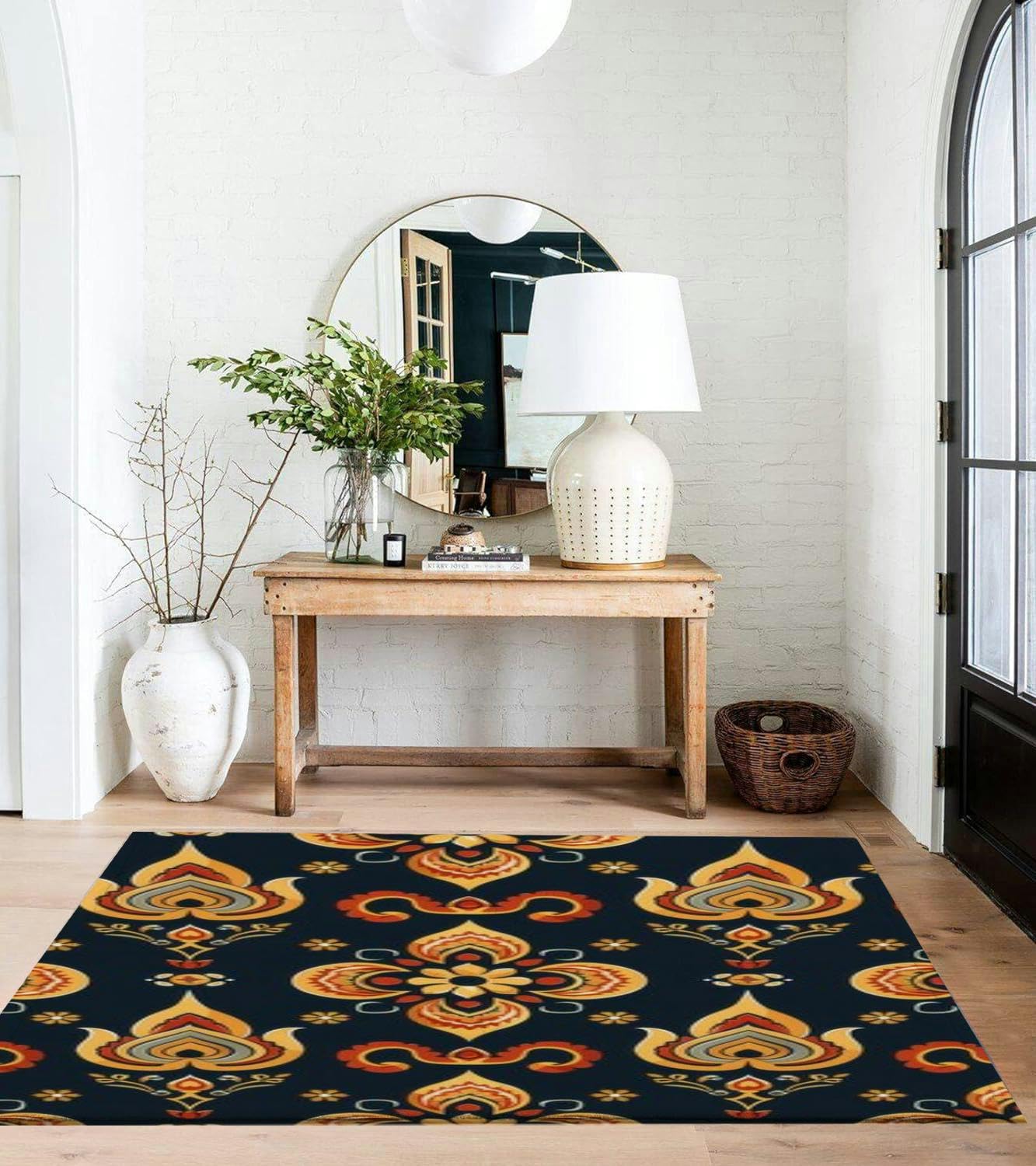 Amazon.com: Thai Festival Patterns Traditional Motifs Flat 3x5 Rug