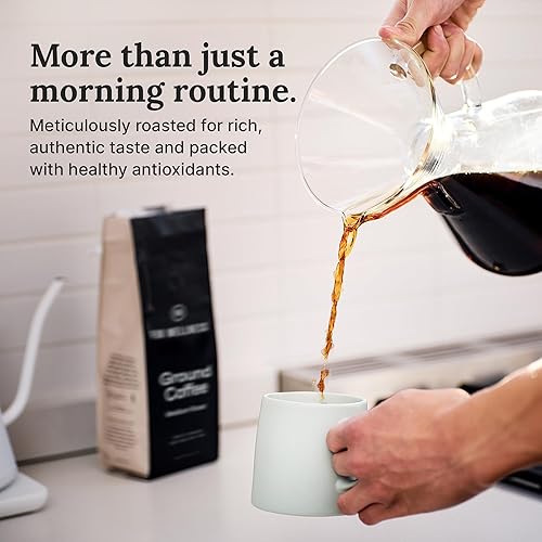 Miniatura 2 de For Wellness Café molido orgánico arábica (12 onzas, tostado medio)  Combínalo con las cosas buenas para sobrecargar tu café