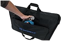 Vista 9 de Rockville TVB2732-2 Bolsa acolchada para 1 o 2 monitores LCD de 27-32 pulgadas, compartimentos dobles, divisores ajustables, correa de hombro