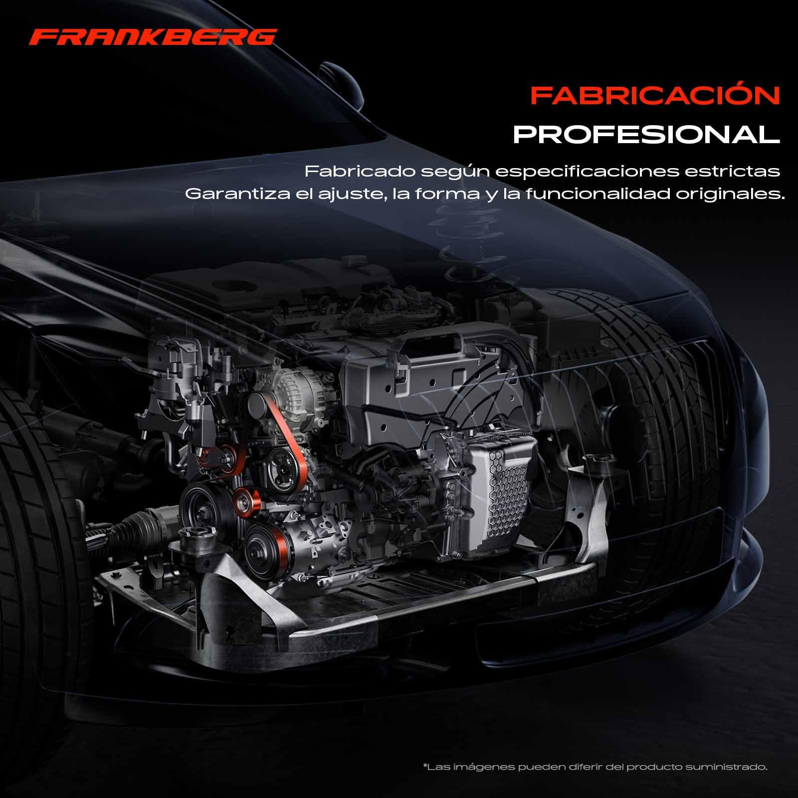 Frankberg Polea guía de rodillos Compatible con FR-V BE 2.2i-CTDi 2005-2009 Replace# VKM63010,T39102