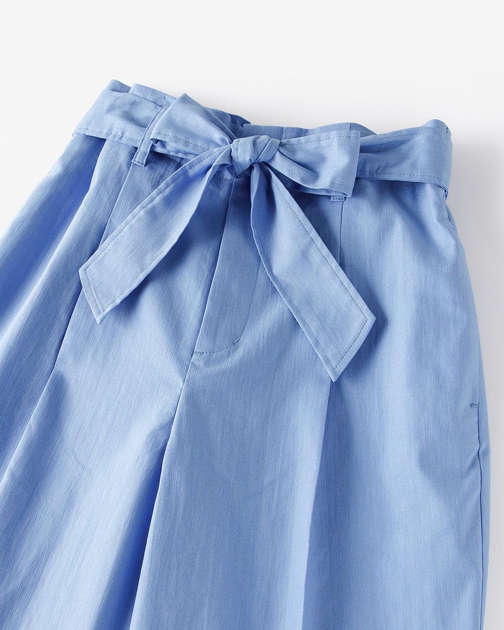 [ドゥクラッセ] 艶ストレッチリネン テーパードパンツ レディース 12757