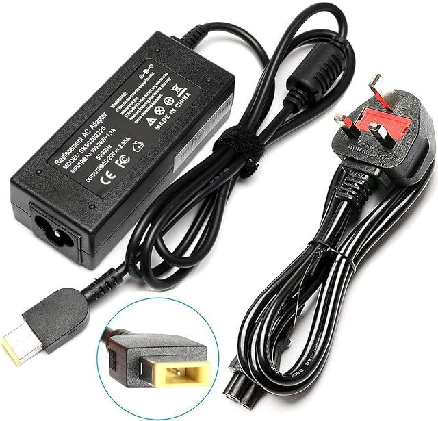 Lenovo 65W Laptop Charger,20V 3.25A Notebook Power Cord Supply for Lenovo Thinkpad X/E/S/L/B/U/T/K/Z/Y/G/Yoga Helix and Ideapad Flex 2 3 Yoga 11 11S Series(All Models)