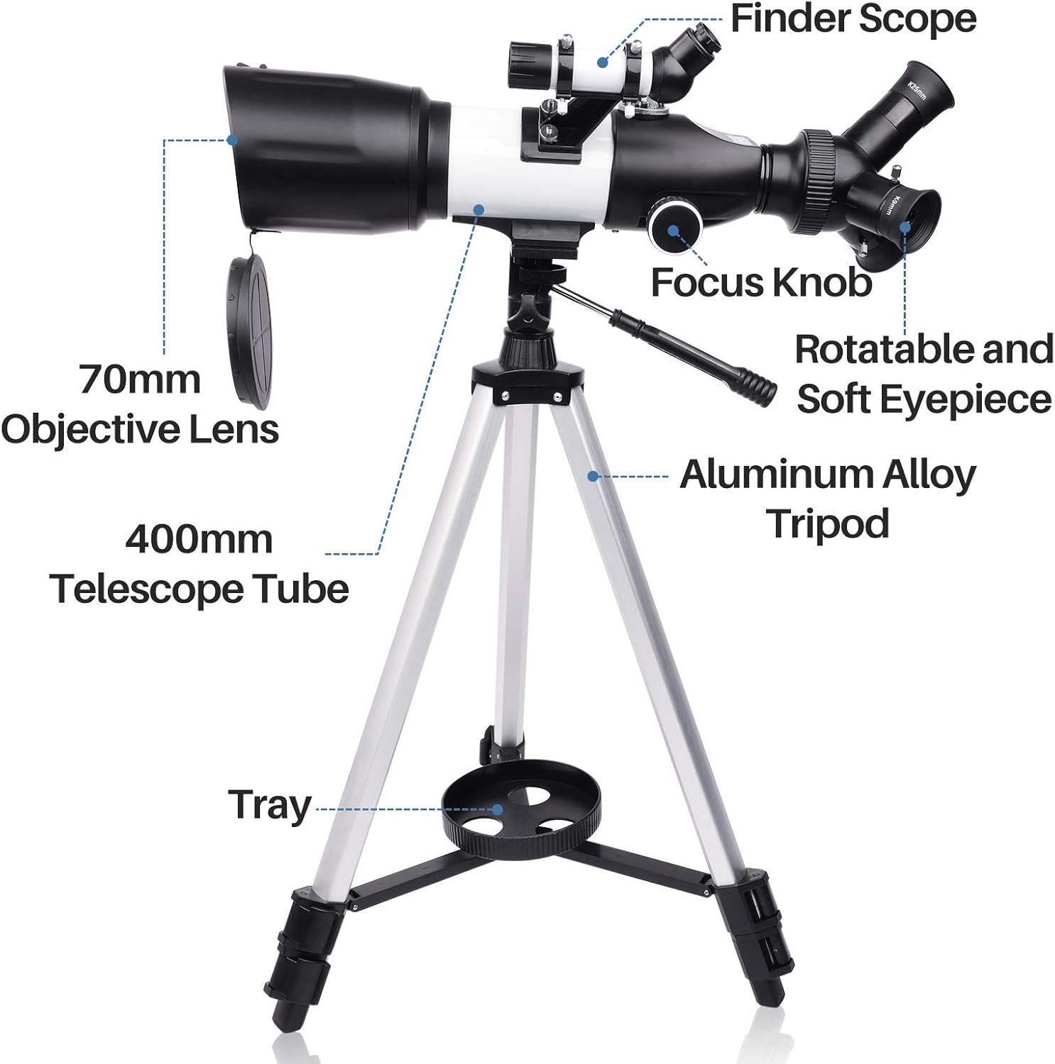 Tech Deals 🔥 Astronomical Telescope - Super Portable - 5 Mins Set up - Very Stable Upgraded Tripod - Phone Photography Holder