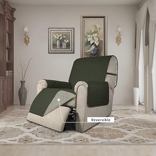 Miniatura 145 de Easy-Going - Funda reversible para sofá, resistente al agua, con varillas de espuma y correas elásticas, protector de muebles para mascotas y perros