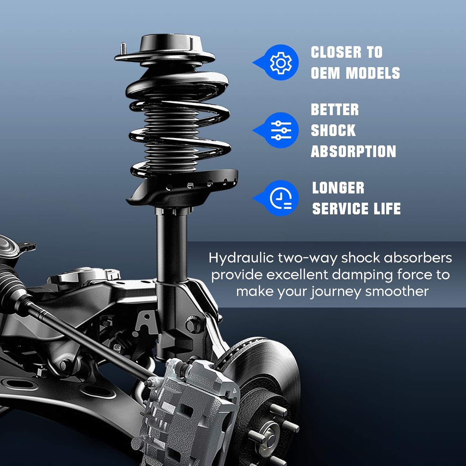 Front & Rear w/Coil Strut and Sway Bar Links for Toyota Corolla 1.8L 2009 2010 2011 2012, for Matrix 1.8L 2011-2013, Lower Ball Joints, for 572598,832598,572597,832597,172599L,172599R, 8PCS