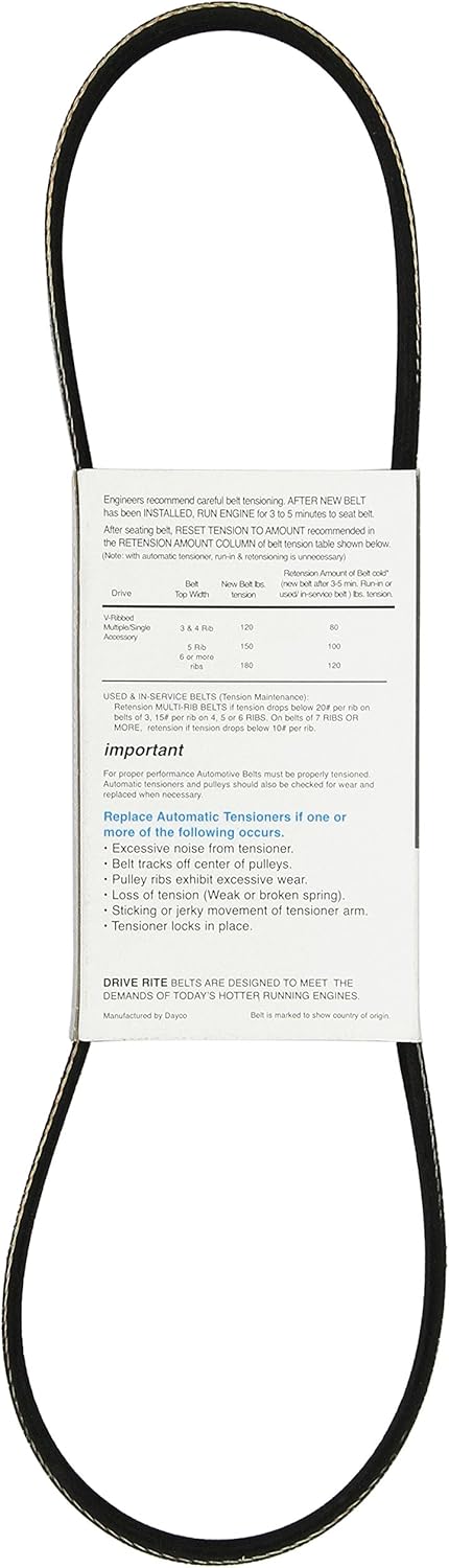 Dayco 5050340DR Serpentine Belt