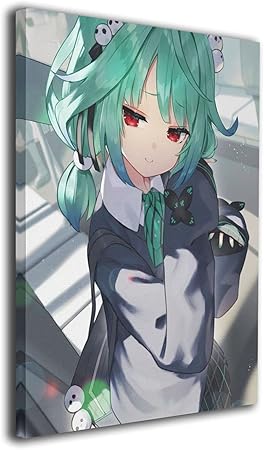 Amazon Co Jp 潤羽るしあ Jk バーチャルyoutuber タペストリー アニメ アートパネル かわいい イラスト ポスター グッズ インテリア モダン 部屋飾り 画 アート 人気 縦 誕生日 贈り物 キャンバス 40cm 50cm 装飾アート フレームレス ホーム キッチン