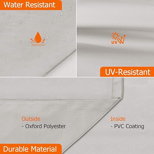 Miniatura 3 de iCOVER - Funda para consola central de barco, resistente al agua, 600D, lona marina para Carolina Skiff, Boston Whaler, Mako, Excel Bay Pro,