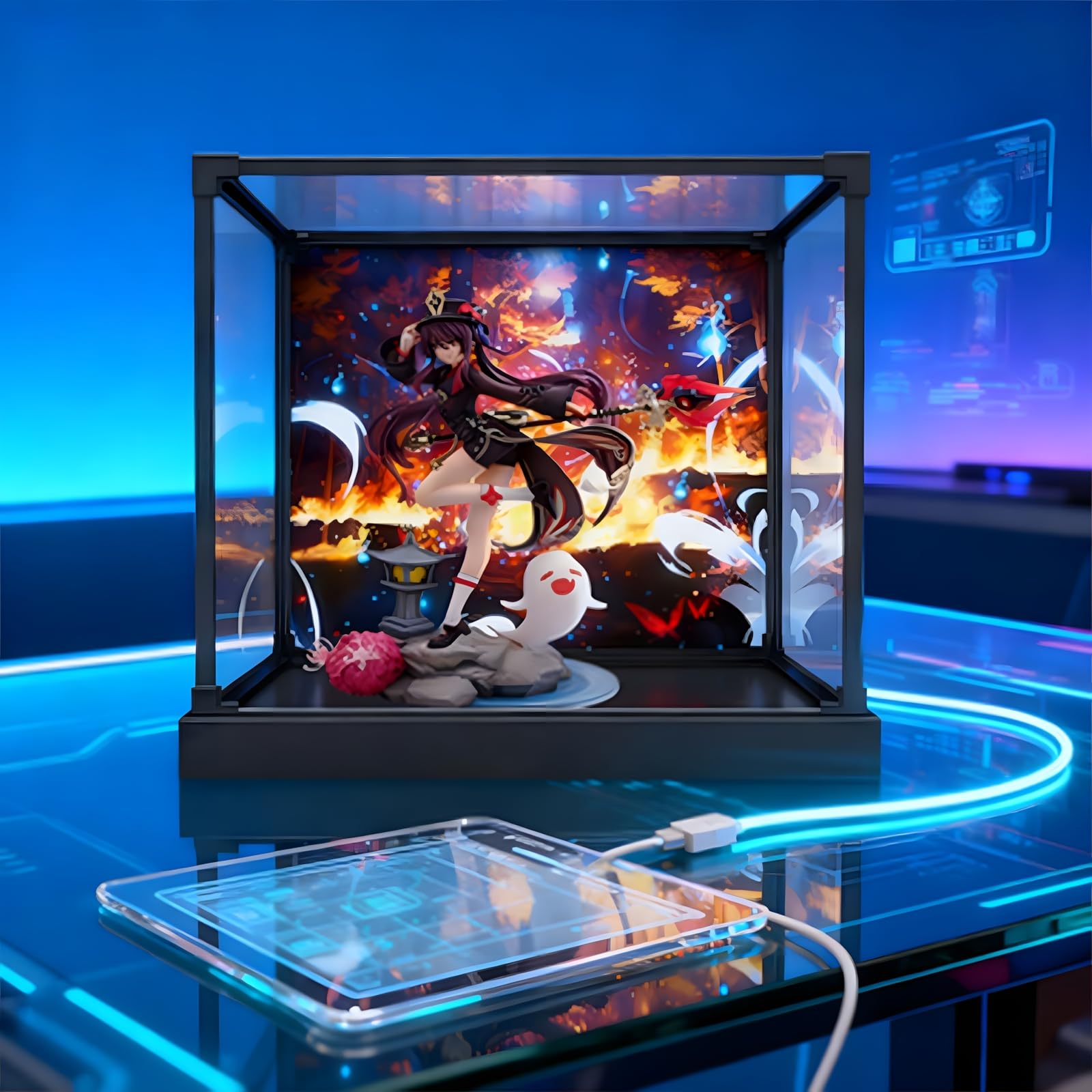 Amazon.co.jp: 原神 胡桃・雪霁梅香Ver. 1/7 APEX 専用 フィギュア