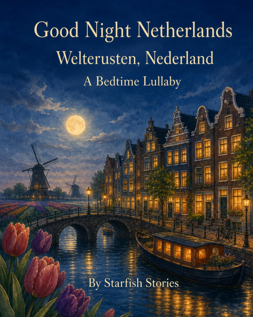 Good Night, Netherlands: A Bedtime Adventure Through Netherlands's Iconic Landmarks