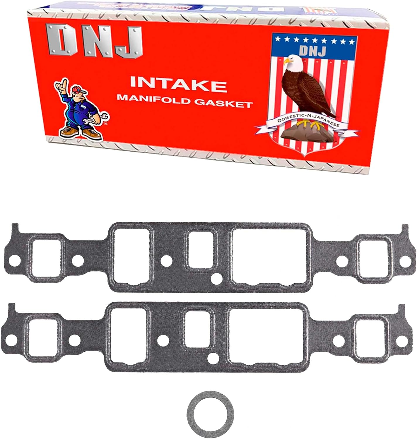 DNJ IG3127 Intake Manifold Gasket Set for 1992-1995 Chevrolet, GMC, Oldsmobile Astro, Blazer, Bravada 4.3L V6 12V OHV 262cid