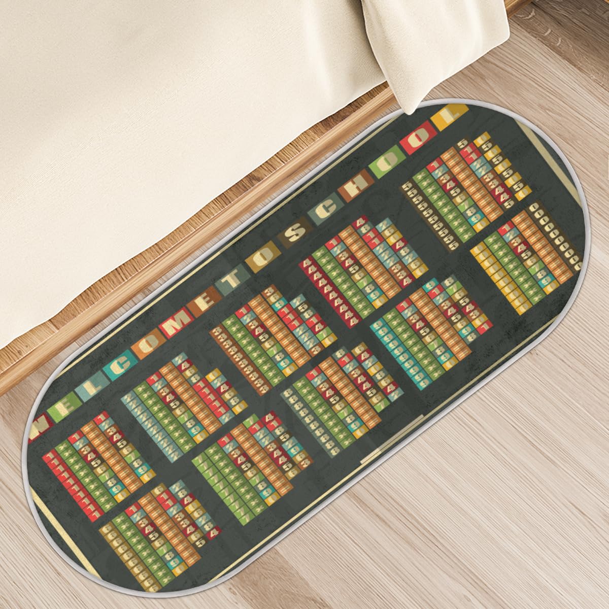 Tapis de table rétro épais de qualité supérieure TropicalLife 50 x 120 cm antidérapant