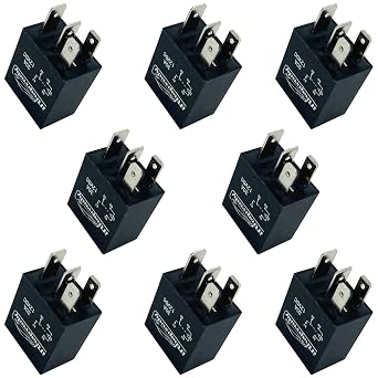 12vdc 30amp 4-pin Spst Multi-Purpose Starter Relay, Automotive Replacement Relays