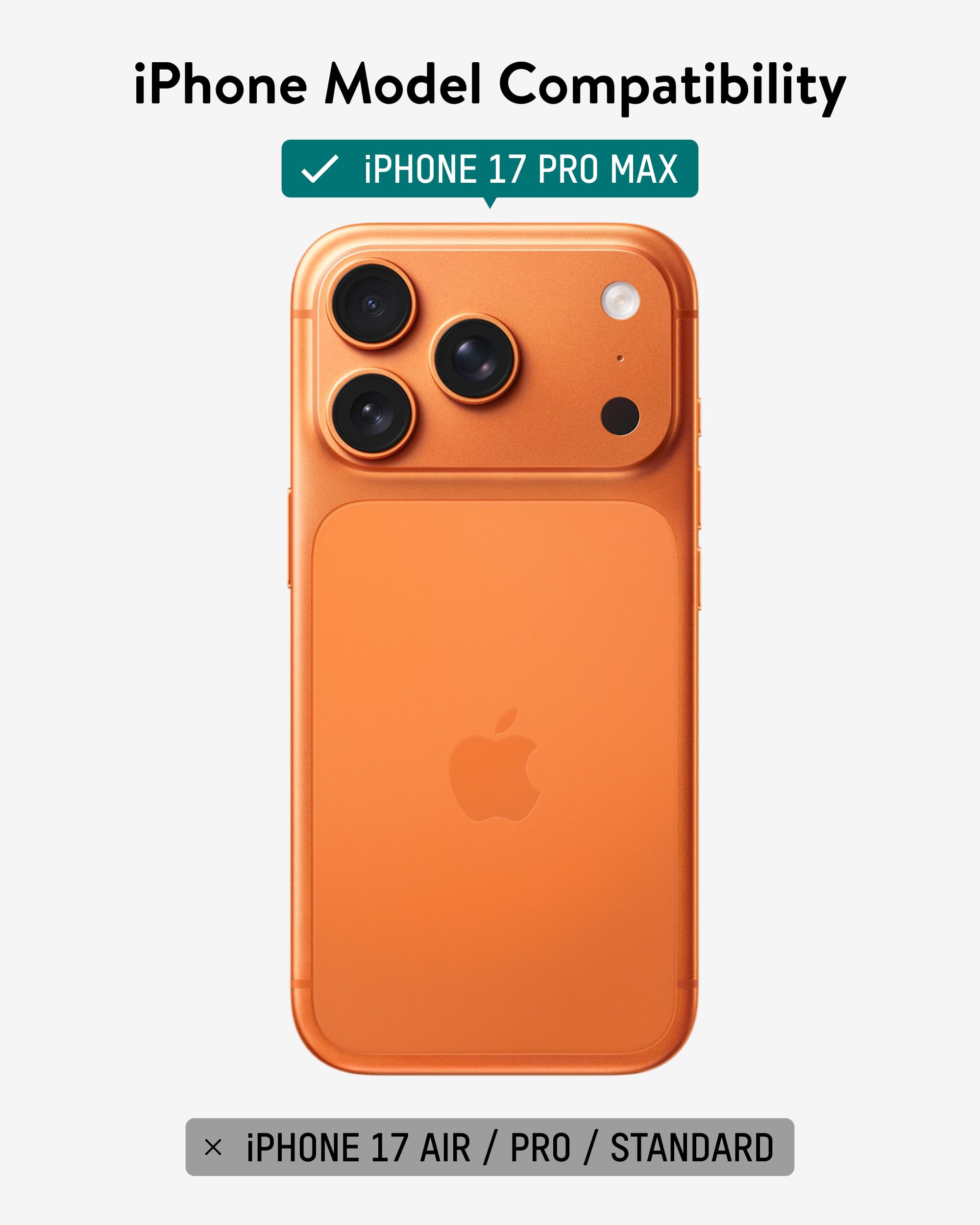 Mous für iPhone 17 Pro Max Limitless Aramidfaser Hülle, Kompatibel mit MagSafe, Vollständiger Kameraschutz, Stoßfest, Schwarz