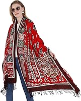 Vista 205 de DANA XU Manta de pashmina extragrande 100% de lana merina, bufanda de viaje, bufanda de cachemira para mujer, otoño e invierno, chal de gran