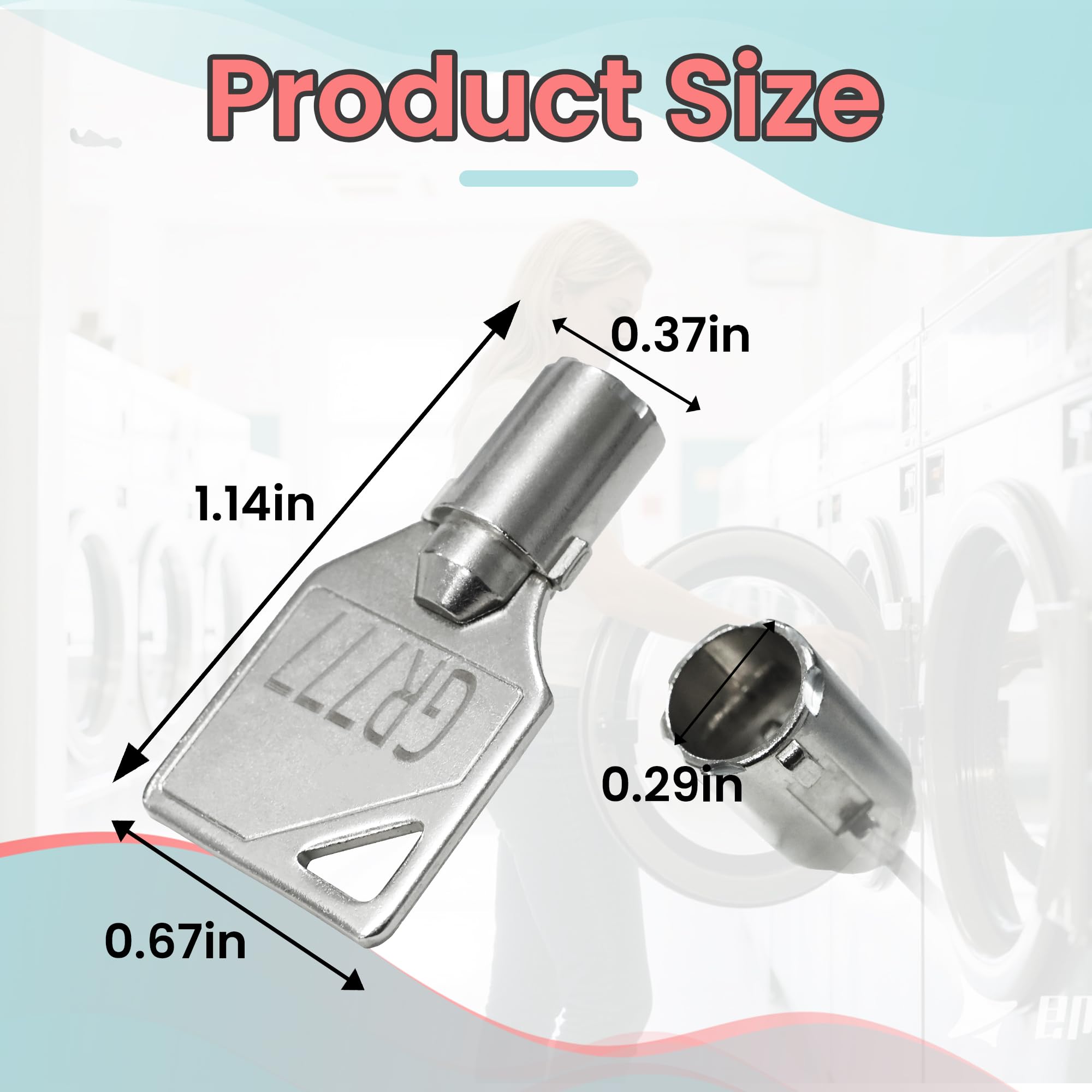 2 Pcs GR777 Tubular Key | Compatibility with Service Panel of