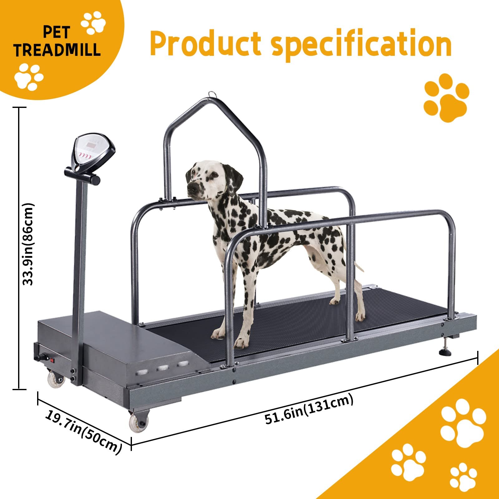 Cinta de Correr para Perros Grandes, Cinta de Correr para Perros, Cinta de Correr para Perros medianos, máquina para Correr para Perros pequeños y medianos, Cinta de Correr