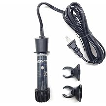 Lifegard Aquatics Adjustable Quartz Glass Heater 300 Watt UL Listed and with Electronic Control