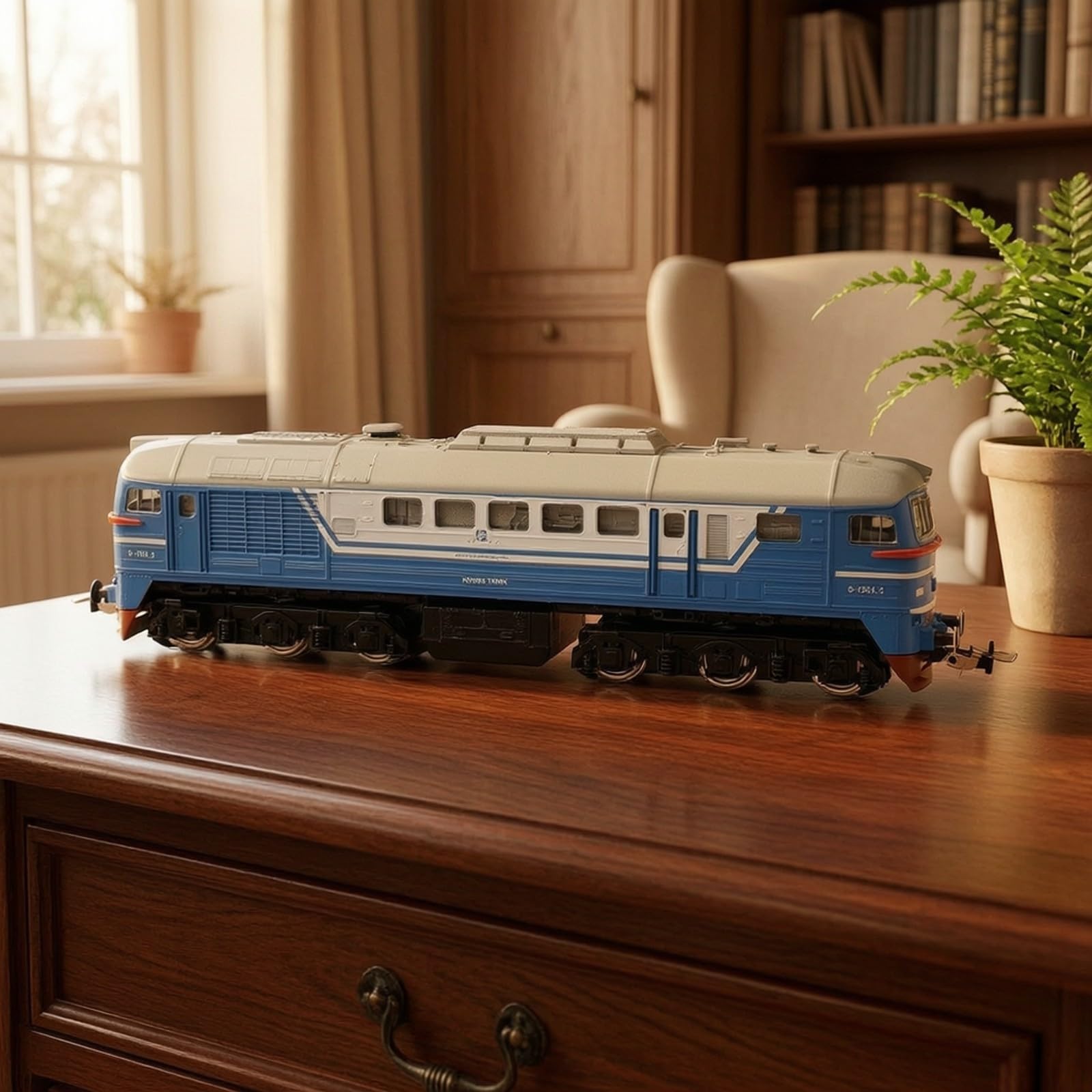 Locomotive Miniature Ho 1/87 | Maqute Ferroviaire, véridique, Train, pr Vitrine D'exposition, Collectionneurs, Bleu