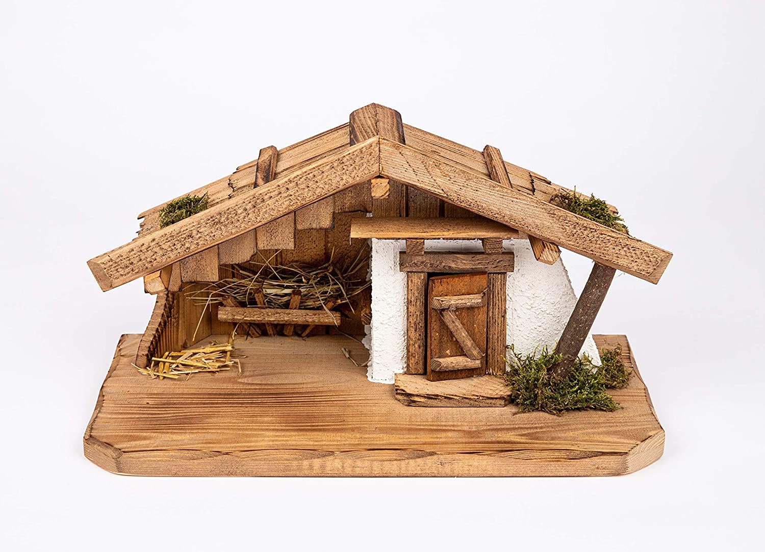 Weihnachtskrippe Krippe Krippenstall (W016) Weihnachten Weihnachtskrippen Krippenfiguren Tischkrippe