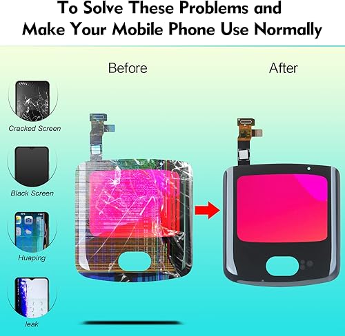 Miniatura 3 de Reemplazo de pantalla para Motorola Moto Razr 5G 2020 XT2071-4 6.2 "Pantalla LCD para Motorola Moto Razr 5G pantalla táctil digitalizador Asamblea