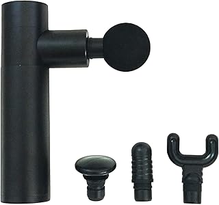 WODFitters Handheld Percussion Massage Gun - Deep Tissue Massager for Athletes - 4 Speed, USB-C Rechargeable, 4 Massage He...