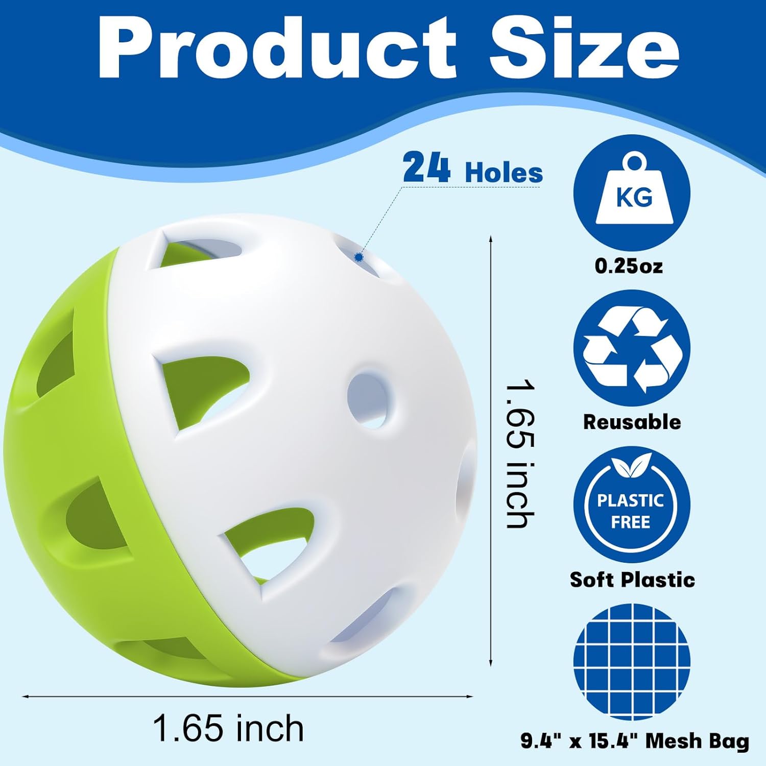 Coopay 20/40/80 Pack Mini Plastic Practice Baseballs, 1.65inch Small Soft Training Balls with Drawstring Bag for Baseball Hitting, Pitching & Batting Training, Indoor & Outdoor