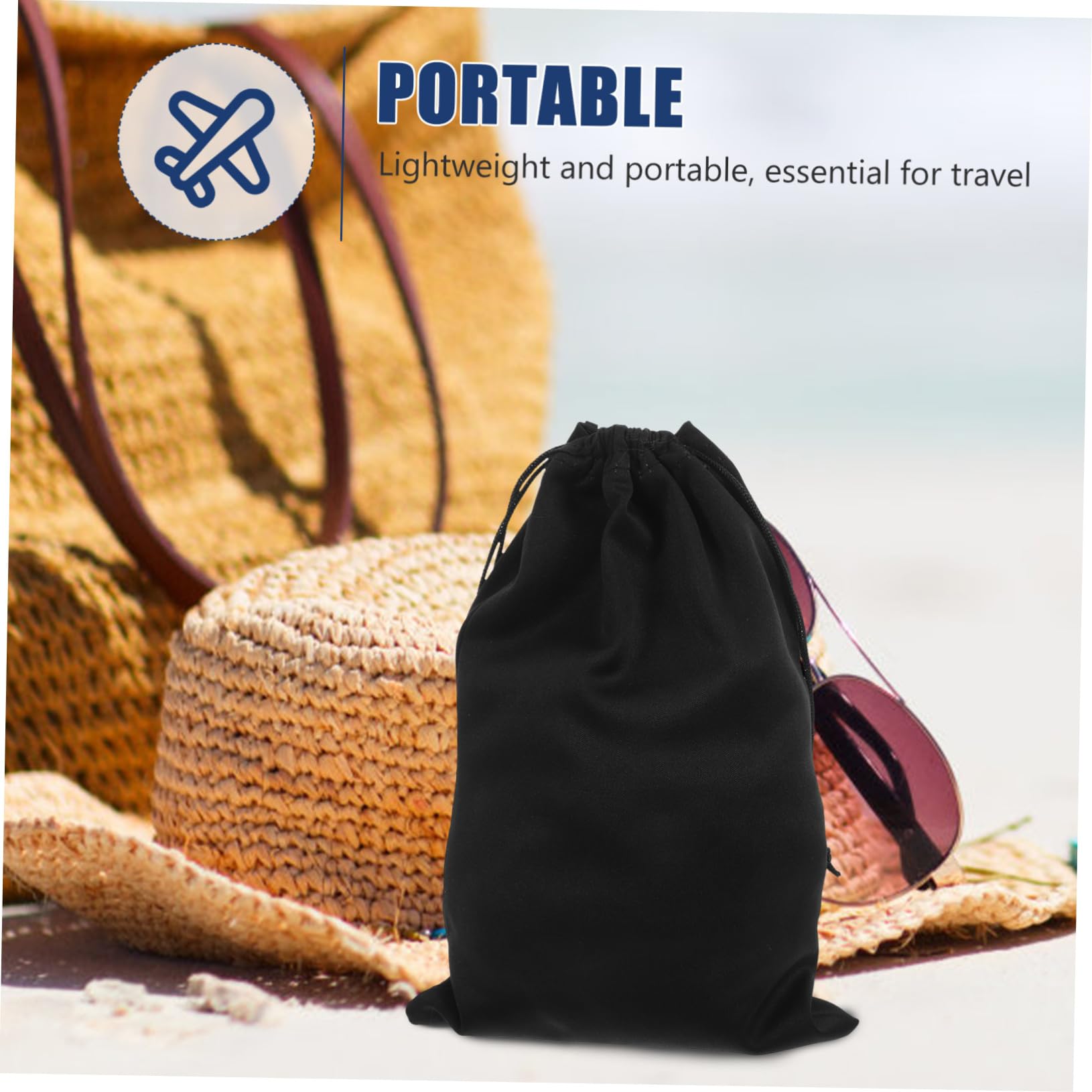 ibasenice Étui Pour Lunettes De Ski Pochette De Transport 10 Pièces En Microfibre Noire 25x14 Cm Légère Compatible Masque Ski Rangement Outdoor