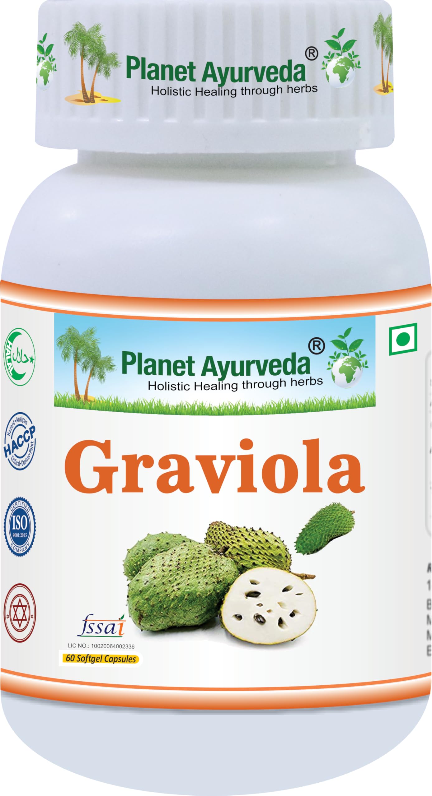 Graviola Capsules - 60 Capsules (100% Natural Product)
