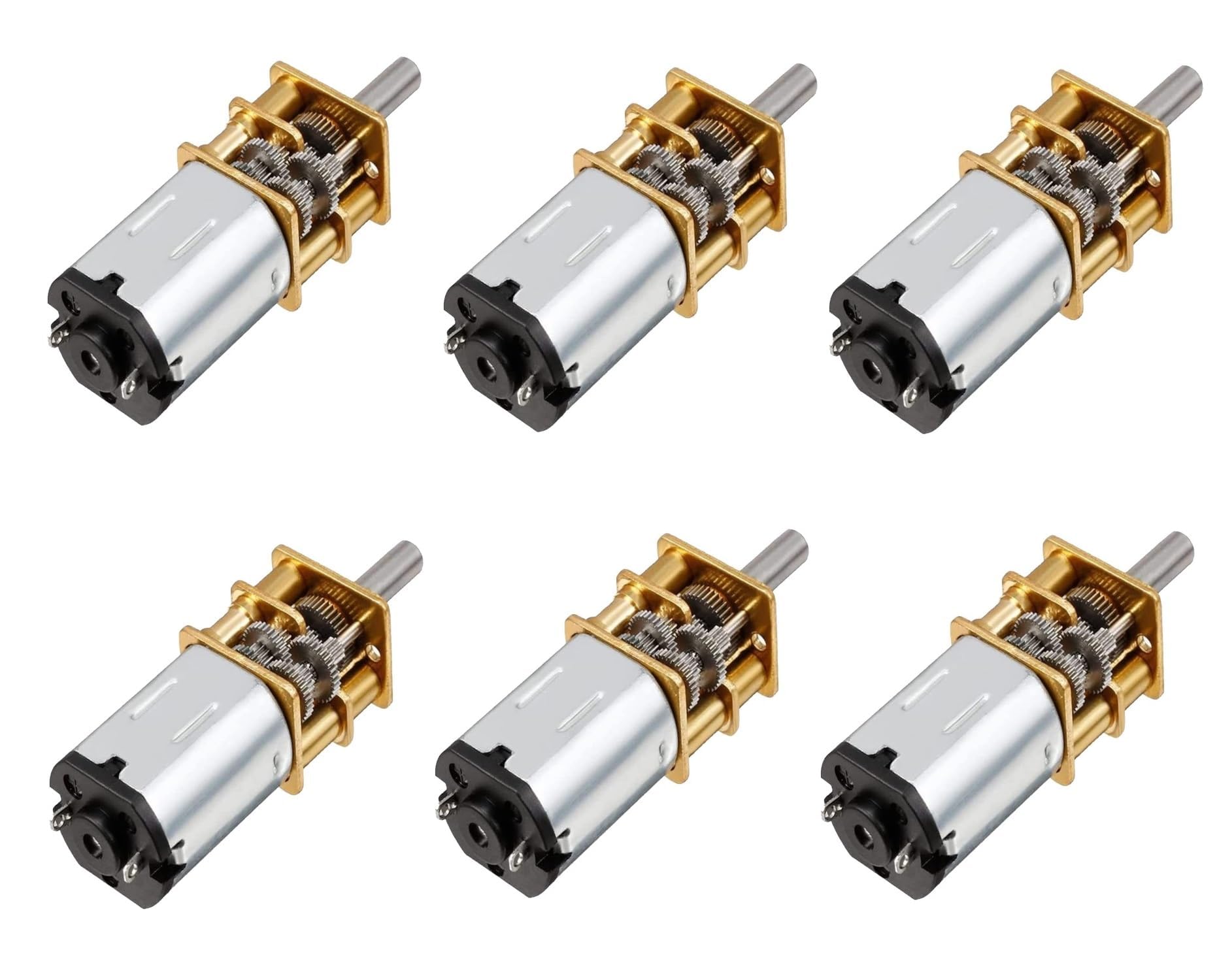 N20 GEAR MOTOR 3.7V-6V 100 Rpm Micro Metal Gear motor for RC Car Robot Toys DIY (6PCS) (B0DCK8BMB8) Amazon Price History, Amazon Price Tracker