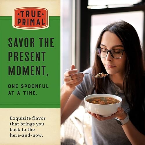Miniatura 3 de True Primal Savory Wedding Organic Soup - Paquete de 8 unidades, lista para comer, sin gluten, paleo, carne de res alimentada con pasto, Whole30,