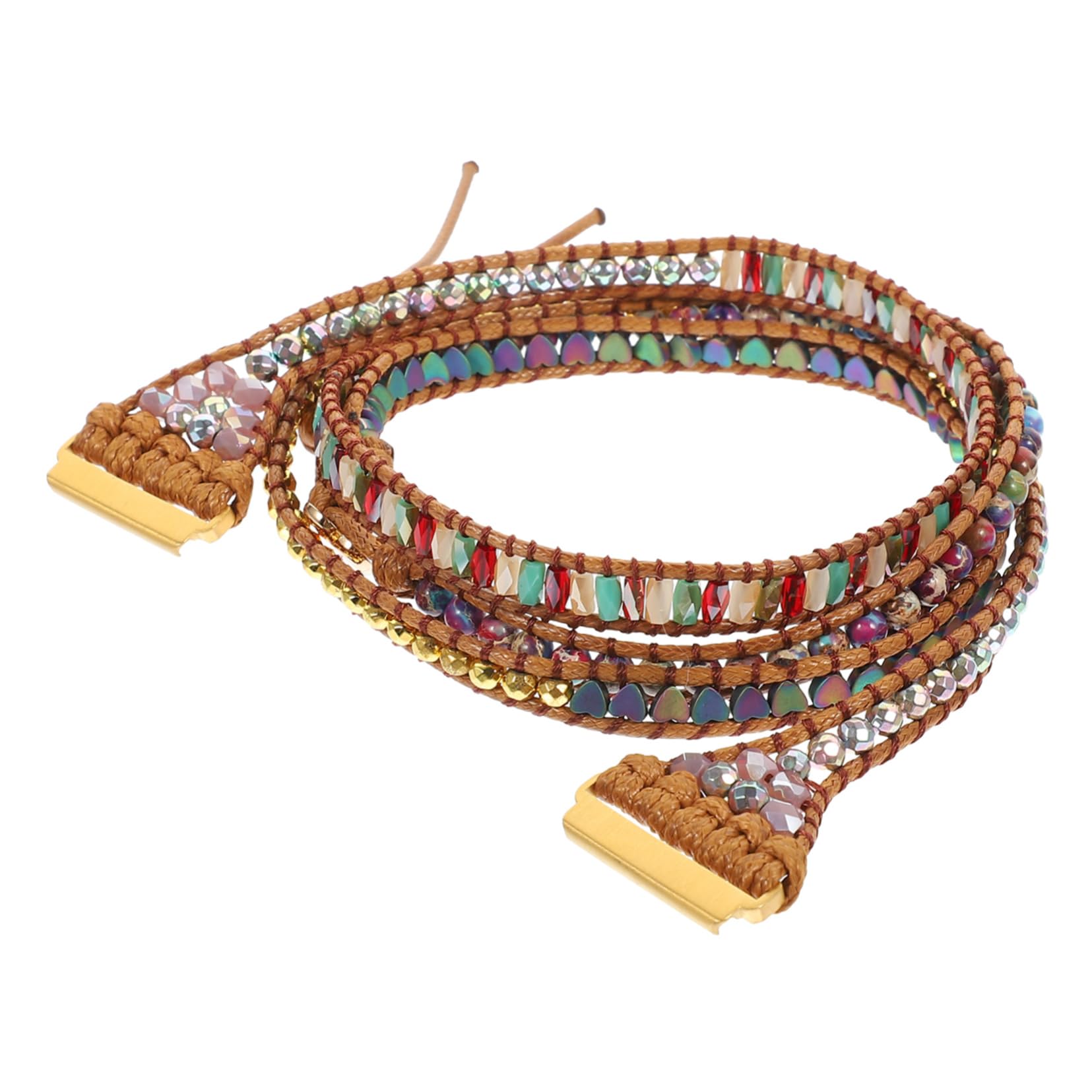 DOITOOL Lot De 4 Bracelets De Montre Élégants De Remplacement En Pierre Naturelle Et Perles Accessoire De Montre Exquis