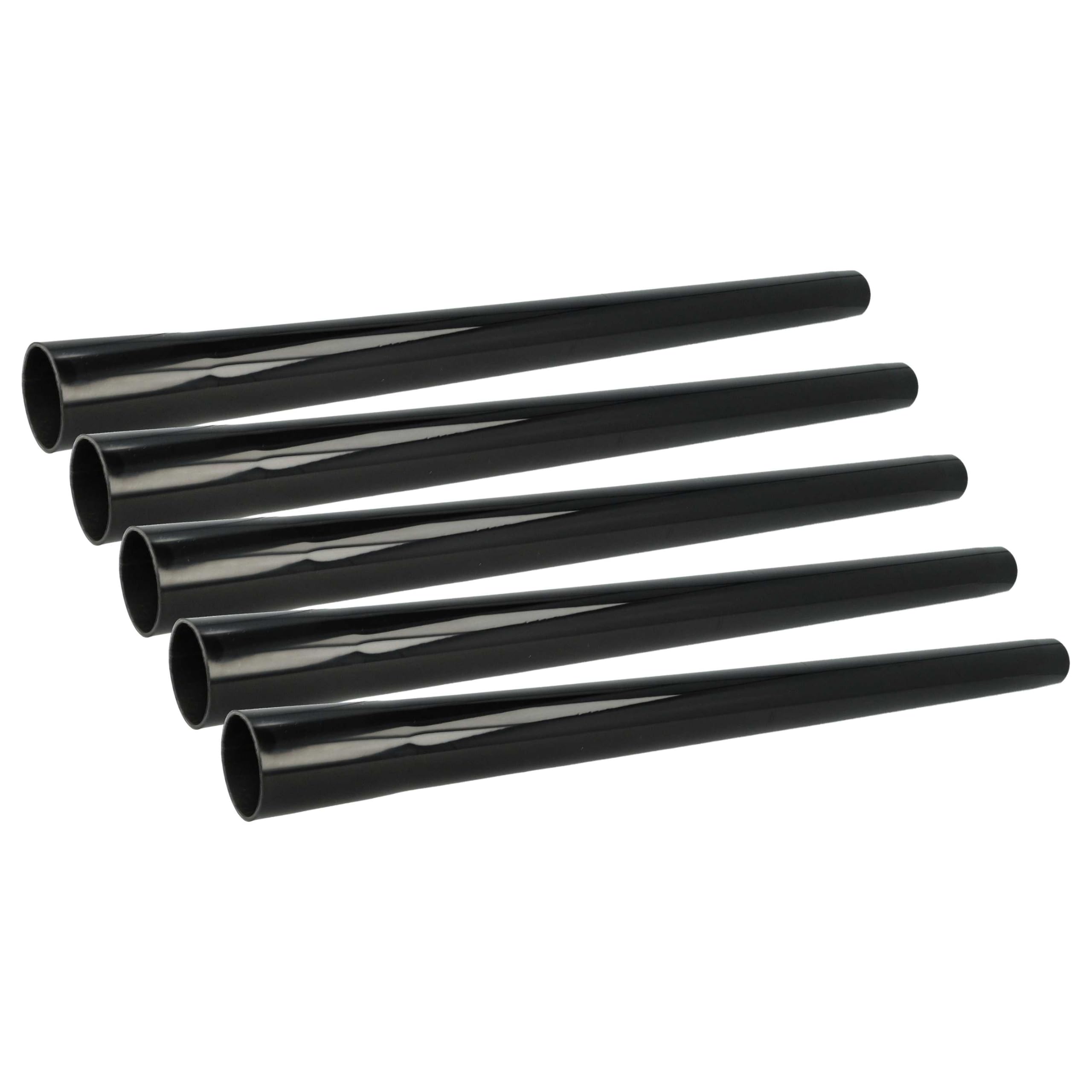 vhbw 5 x uniwersalny wąż kompatybilny z odkurzaczem Bosch UniversalVac 15, EasyVac 3, AdvancedVac 20, złącze 35 mm, 50 cm, czarny